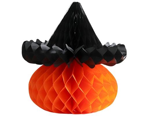 Mô Hình Giấy Trang Trí Halloween 004 Bí Có Mũ 11x26cm Tân Hồng Vận