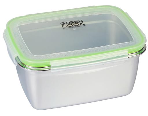 Hộp Lưu Trữ Thực Phẩm Inox 304 GCFC251-1300 Dung Tích 1300ml Green Cook