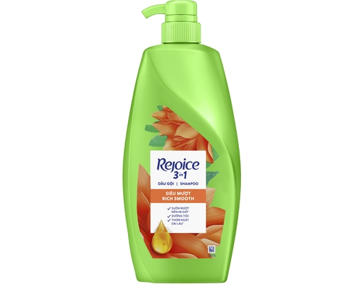 Dầu Gội Siêu Mềm Mượt 48h 900ml Rejoice