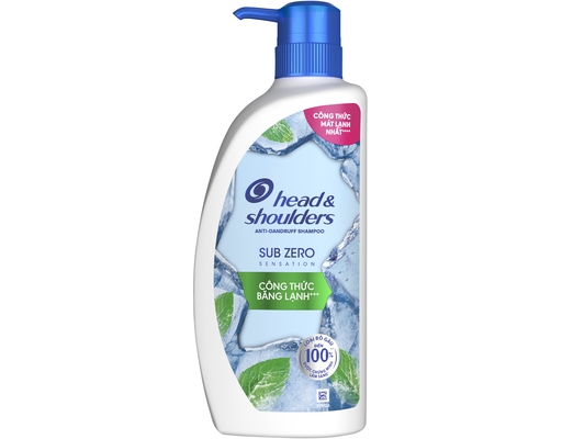 Dầu Gội Giúp Làm Sạch Gàu Băng Lạnh Sub Zero Sensation 550ml Head & Shoulders