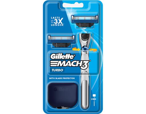 Dao Cạo Mach3 Turbo 3D - 1 Cán Và 2 Đầu Cạo GILLETTE