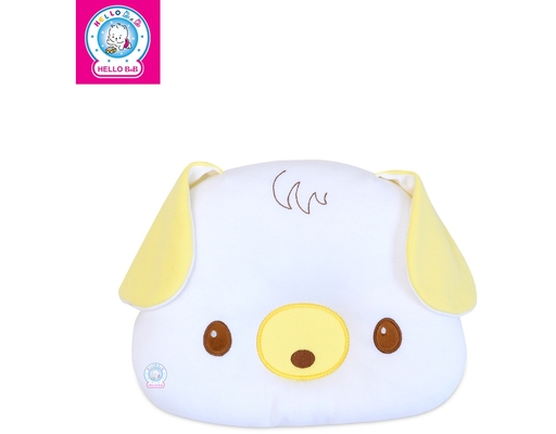 Gối Lõm Định Hình Đầu Bé Hình Cún Con Freesize PK0777 Nền Vàng, Nền Xanh Biển, Nền Trắng HELLO BnB
