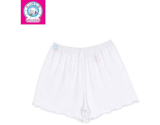 Quần Ngắn Dún Bèo Chất Liệu Bamboo QL0075 Cho Bé 18 Tháng Tuổi Màu Trắng HELLO BnB