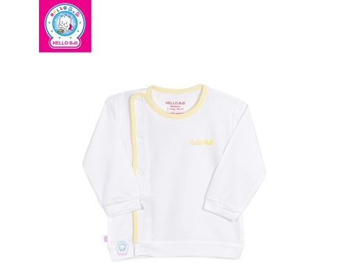 Áo Bác Sĩ TD Chất Liệu Bamboo ASS0053 Cho Trẻ Sơ Sinh Màu Trắng HELLO BnB