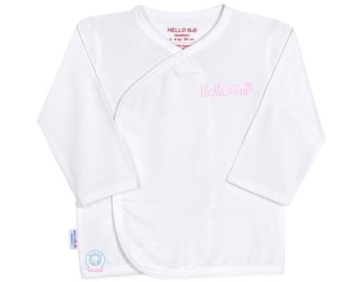 Áo Dán Xé TD Chất Liệu Bamboo ASS0055 Cho Bé 3 Tháng Tuổi Màu Trắng HELLO BnB