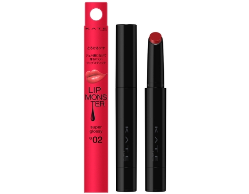 Son Bóng Đầu Vặn 1 Chiều Monster Super Glossy G02 Màu Hồng Nude 1.6g KATE