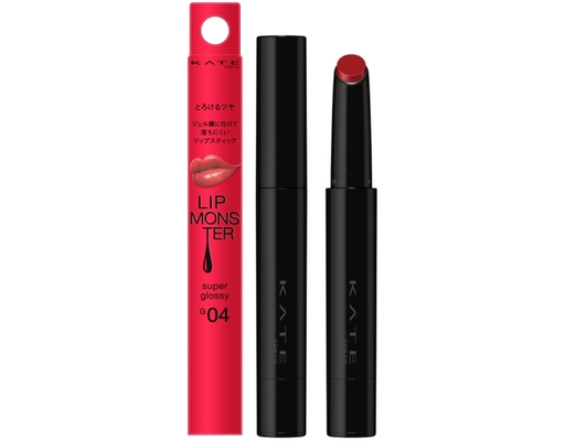 Son Bóng Đầu Vặn 1 Chiều Monster Super Glossy G04 Màu Đỏ Cam 1.6g KATE