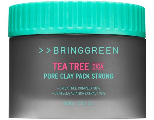 Mặt Nạ Đất Sét Tràm Trà Rau Má Tea Tree Cica Pore Clay Pack 100g Bring Green