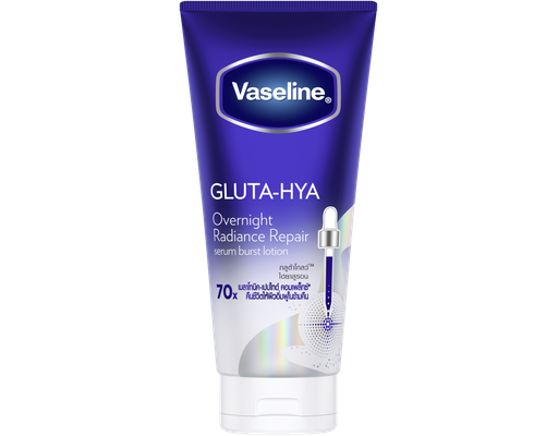 Sữa Dưỡng Thể Dưỡng Sáng Da Ban Đêm Gluta Hya 330ml Vaseline