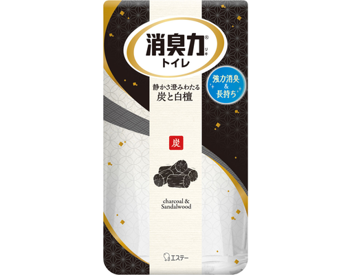 Khử Mùi Nhà Vệ Sinh Hương Charcoal Và Sandalwood 400ml Shoshuriki