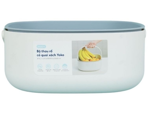 Bộ Thau Rổ Có Quai Xách Yoko 27cm Inochi