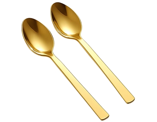 Lô 2 Muỗng Inox Vàng TW10 18cm Tuyết Mai