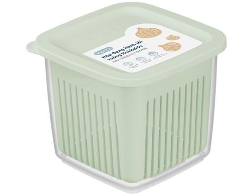 Hộp Đựng Hành Tỏi Vuông Hokkaido Inochi