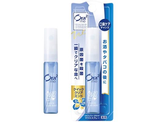 Xịt Thơm Miệng Hương Bạc Hà Thơm Mát Tức Thì Quick Clear Mint 6ml Sunstar