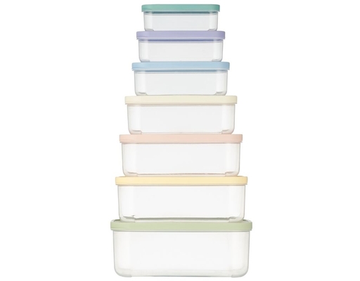 Bộ 7 Hộp Bảo Quản Thực Phẩm Hokkaido Rainbow Inochi