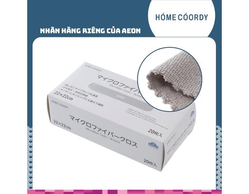 Lô 20 Khăn Lau Bằng Vải 22x22cm HÓME CÓORDY