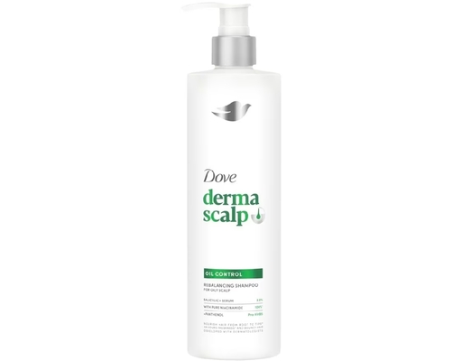 Dầu Gội Giúp Kiềm Dầu Nhờn & Cho Tóc Sạch Thoáng Derma Oil Control 350g Dove