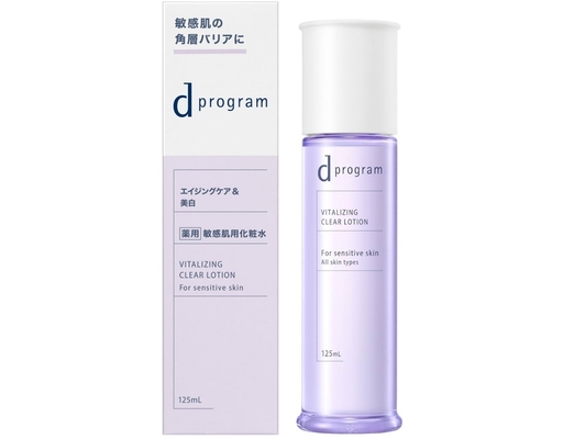 Nước Dưỡng Ẩm Sáng Da, Hỗ Trợ Ngăn Lão Hóa Cho Da Nhạy Cảm Vitalizing Clear Lotion 125ml D Program