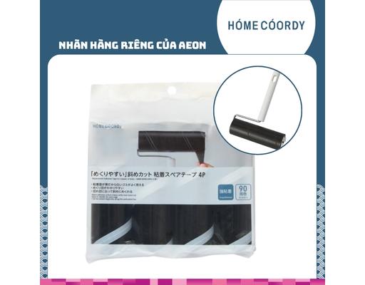 Lõi Lăn Bụi Thay Thế Bộ 4 Cuộn Màu Đen HÓME CÓORDY