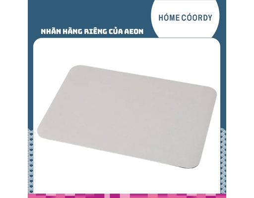 Thảm Đá Tảo Biển Đế Cao Su 60x40cm Màu Xám HÓME CÓORDY