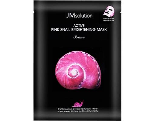 Mặt Nạ Chiết Xuất Ốc Sên Dưỡng Da, Hỗ Trợ Da Căng Bóng, Sáng Mịn Active Pink Snail 30ml JMSolution
