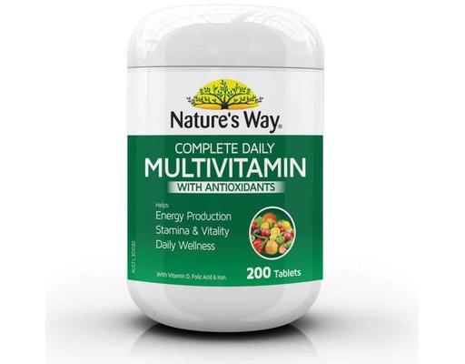 Thực Phẩm Bảo Vệ Sức Khỏe Bổ Sung Vitamin Và Khoáng Chất Complete Daily Multivitamin 200 Viên Nature's Way