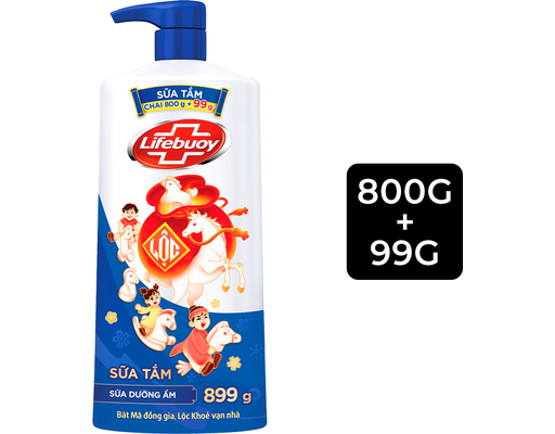 Sữa Tắm Dưỡng Ẩm Chăm Sóc Da Diệt Khuẩn 800g Lifebuoy
