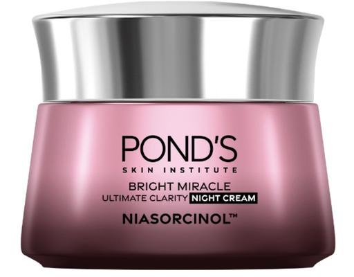 Kem Dưỡng Da Ban Đêm Trắng Hồng Rạng Rỡ Bright Miracle Ulrimate Clarity Night Cream 45g POND'S