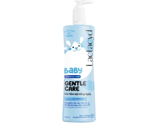 Sữa Tắm Gội Trẻ Em Baby Gentle Care 500ml Lactacyd