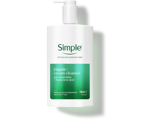 Kem Rửa Mặt Phục Hồi Da Repair+ Cream Cleanser 240ml Simple