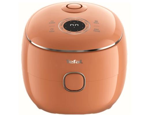 Nồi Cơm Điện Tử Mini 0.7L Pop RK535TY0 Màu Cam Đất Tefal