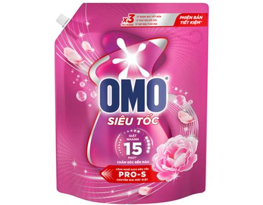 Nước Giặt Siêu Tốc Chăm Sóc Bền Màu Túi 3.5kg OMO