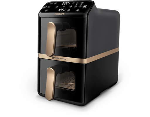 Nồi Chiên Không Dầu 2 Tầng NA462/70 Dung Tích 10L Philips