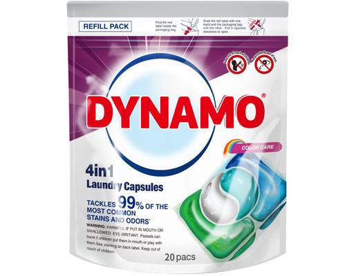 Viên Giặt Xả 4in1 Color Care 20 Viên Dynamo