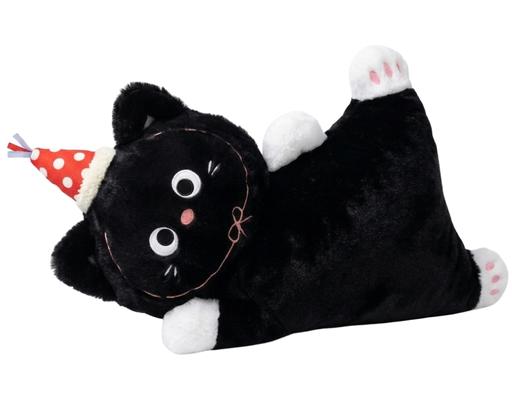 Gối Tựa Lông Hình Thú 55x32x7cm Gấu Đen HOMIKO