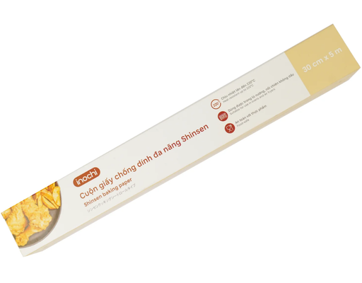 Cuộn Giấy Chống Dính Đa Năng Shinsen Màu Nâu 30cmx5m Inochi
