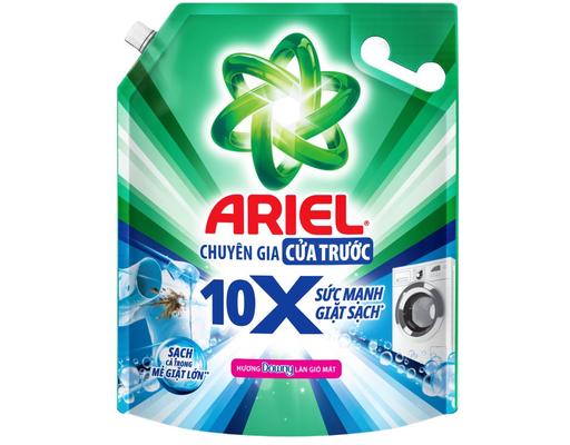 Nước Giặt Cửa Trước 10x Hương Làn Gió Mát 3.7kg Ariel