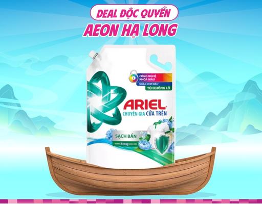 Nước Giặt Cửa Trên Sạch Sâu Hương Nắng Sớm 4.1kg Ariel