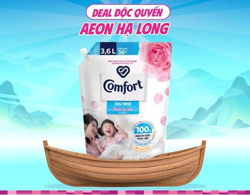 Nước Xả Vải Dịu Nhẹ Thơm Dịu Êm 3.6L Comfort