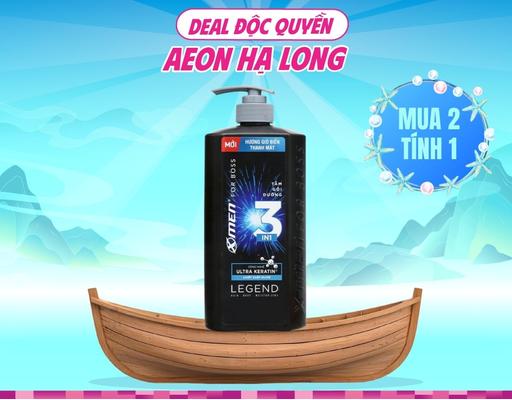 Sữa Tắm Gội Dưỡng For Boss Legend 3In1 630g X-Men