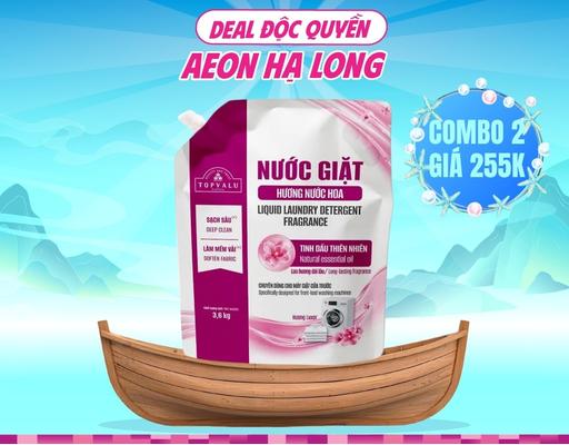 Nước Giặt Hương Nước Hoa Cho Máy Giặt Cửa Trước Hương Luxor 3.6kg TOPVALU