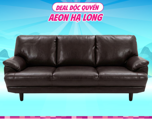 [Đặt Trước] Ghế Sofa PVC 3 Chỗ Ngồi 200x83x84cm Màu Nâu HÓME CÓORDY