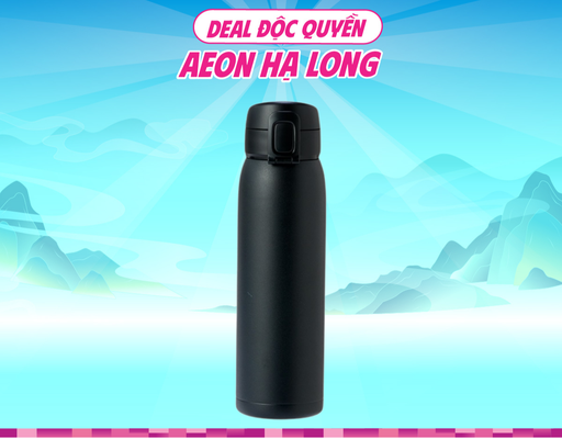 Bình Giữ Nhiệt Mở Nắp 1 Tay 650ml DA25 Màu Đen HÓME CÓORDY