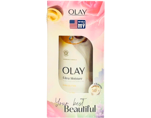 Sữa Tắm Dưỡng Ẩm Kết Hợp Bơ Hạt Mỡ Shea Butter 650ml OLAY