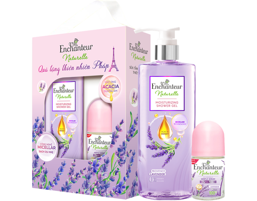 Sữa Tắm Dưỡng Da Thiên Nhiên Naturelle Hương Lavender 510g Enchanteur