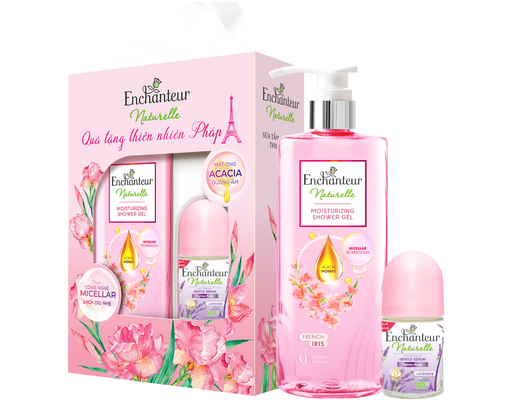 Sữa Tắm Dưỡng Da Thiên Nhiên Naturelle Hương Hoa Iris 510g Enchanteur