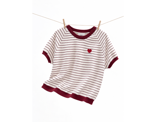 Áo Dệt Kim Nữ Sọc Cổ Tròn KT AW26-08 KTC BY KHANH TRAM