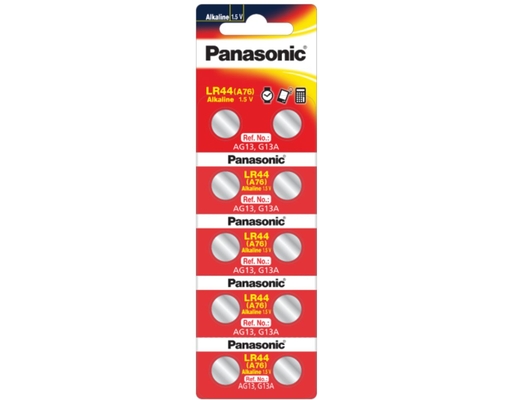 Vỉ 10 Viên Pin Đồng Xu LR-44VN/2B5 Panasonic