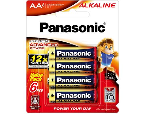 Vỉ 6 Pin LR6T/6BA-V AA Panasonic