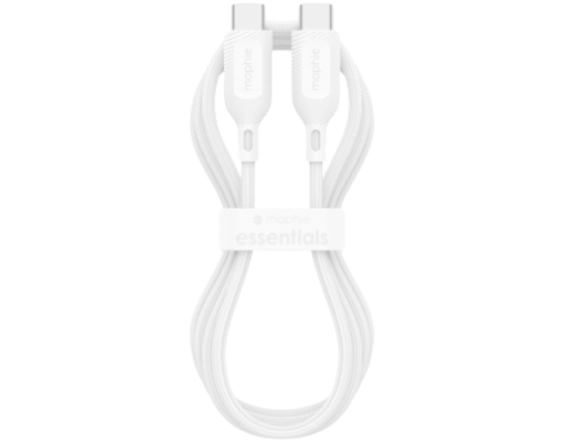 Cáp USB-C To USB-C (60W) Essentials 2m Màu Trắng - 409912187 Mophie